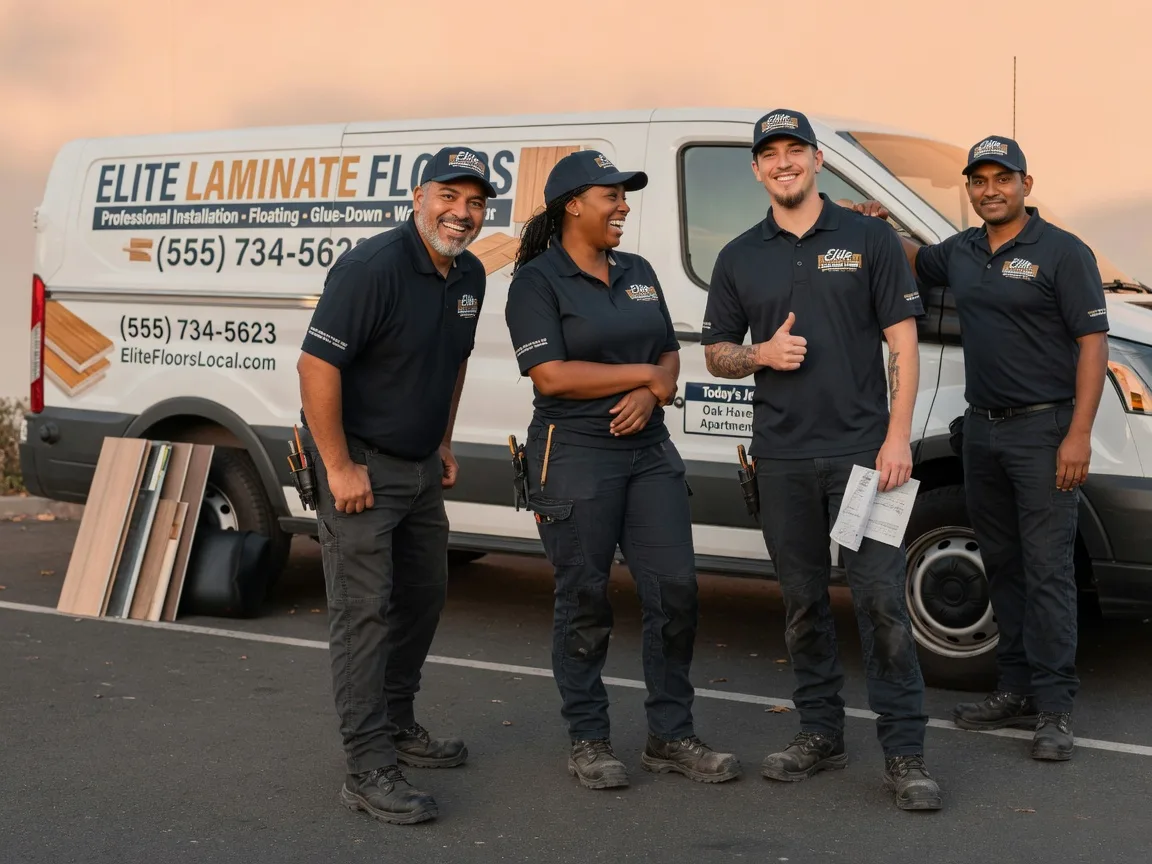 Laminate flooring installation company in Donahue, IA